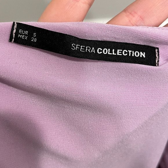 Lavender peplum top - Picture 7 of 7